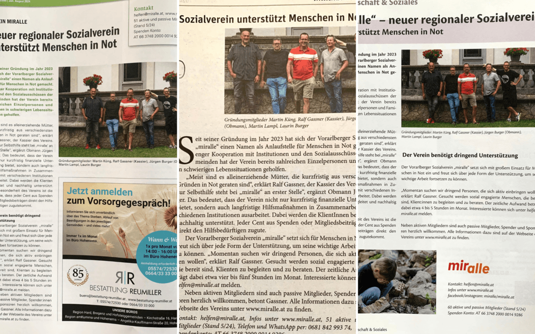Starke Medienpräsenz von „miralle“