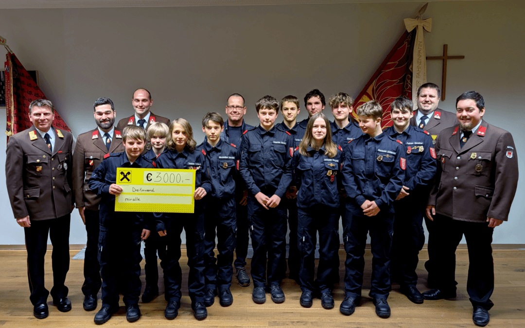 Spendenaktion Feuerwehrjugend Wolfurt